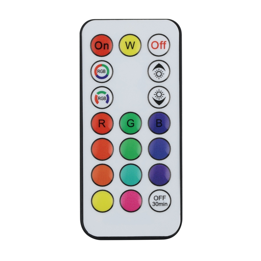 Eglo - LED RGBW Zatemnjevalna sončna svetilka LED/3W/4,5V IP44 črna + daljinski upravljalnik