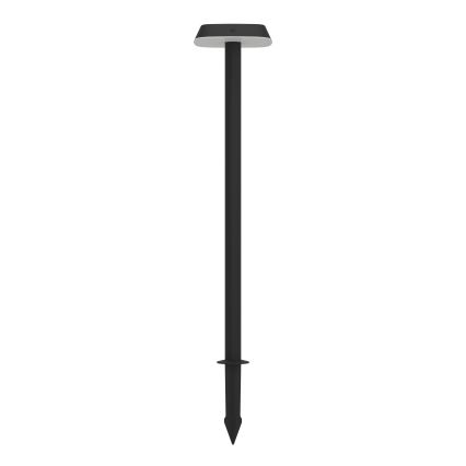 Eglo - LED solarna svetilka s senzorjem LED/8,5W/3,7V 2200 mAh IP44 črna