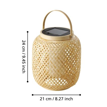 Eglo - LED Solarna namizna svetilka LED/3,3W/3,7V 1800 mAh IP44