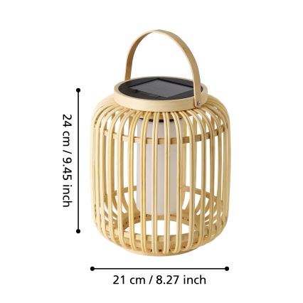 Eglo - LED Solarna namizna svetilka LED/3,3W/3,7V 1800 mAh IP44