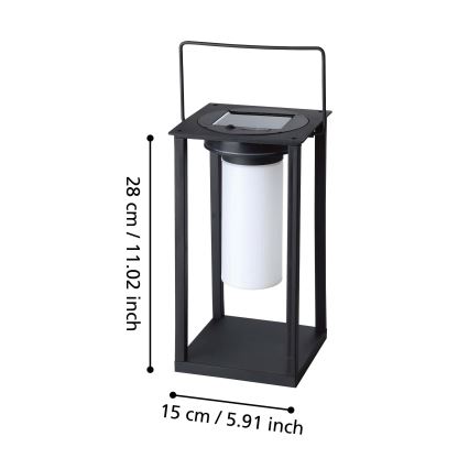 Eglo - LED Solarna namizna svetilka LED/3,3W/3,7V IP44
