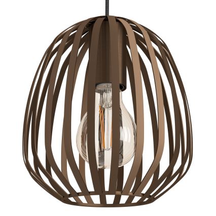 Eglo - Viseči lestenec na vrvici 3xE27/40W/230V, bronzen