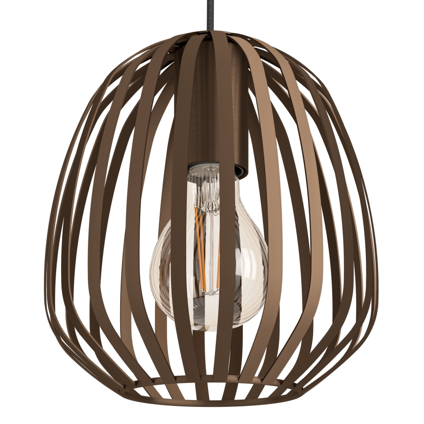 Eglo - Viseči lestenec na vrvici 3xE27/40W/230V, bronzen