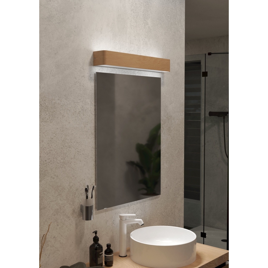 Eglo - LED Kopalniška stenska svetilka LED/26,5W/230V 3000K IP44 bež