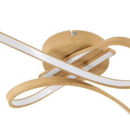 Eglo - LED Stropna svetilka LED/20,5W/230V rjava