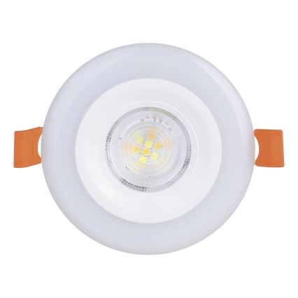 Eglo - SET 3xLED RGBW Zatemnitvena kopalniška vgradna svetilka 3xLED/3,8W/230V 2700-6500K IP44 + Daljinski upravljalnik