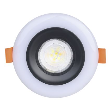 Eglo - SET 3x LED RGBW Zatemnitvena kopalniška vgradna svetilka 3xLED/3,8W/230V 2700-6500K IP44 + Daljinski upravljalnik