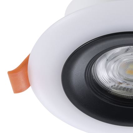 Eglo - SET 3x LED RGBW Zatemnitvena kopalniška vgradna svetilka 3xLED/3,8W/230V 2700-6500K IP44 + Daljinski upravljalnik