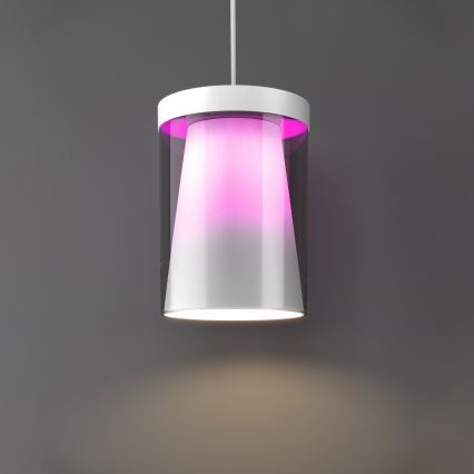 Eglo - LED RGBW Zatemnitveni lestenec na vrvici 3xLED/3,7W/230V 2700-6500K bela ZigBee