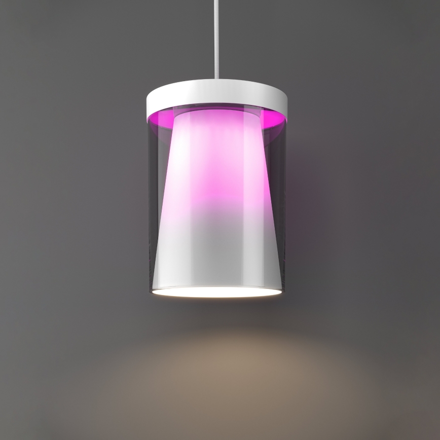 Eglo - LED RGBW Zatemnitveni lestenec na vrvici 3xLED/3,7W/230V 2700-6500K bela ZigBee