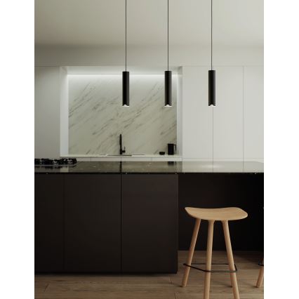 Eglo - LED RGBW Zatemnitveni lestenec na vrvici 3xLED/3,7W/230V 2700-6500K črna