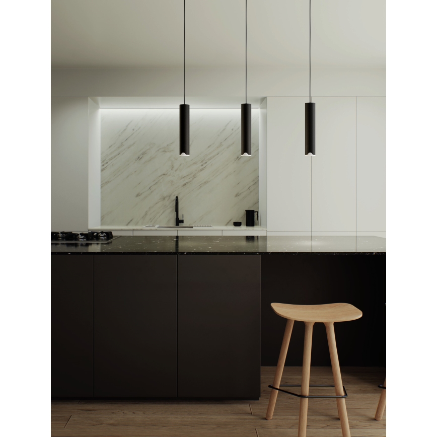Eglo - LED RGBW Zatemnitveni lestenec na vrvici 3xLED/3,7W/230V 2700-6500K črna