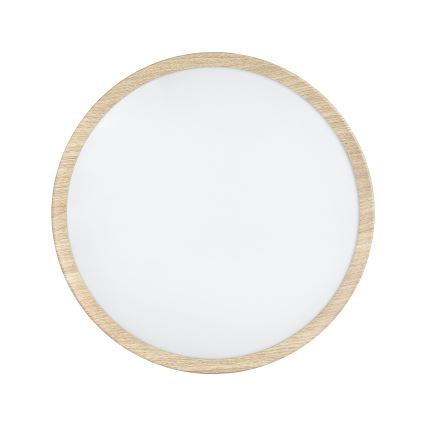 Eglo - LED Kopalniška stropna svetilka LED/14,6W/230V IP44 bež