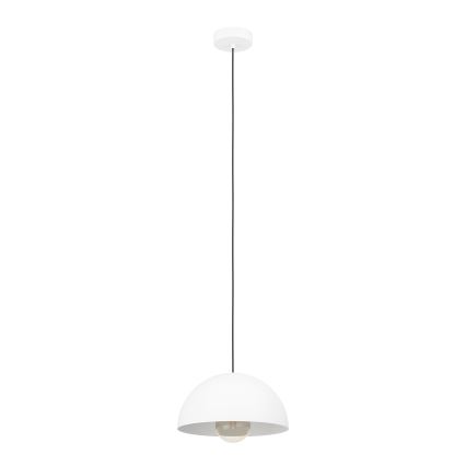 Eglo - Lestenec na vrvici 1xE27/40W/230V pr. 30 cm bela