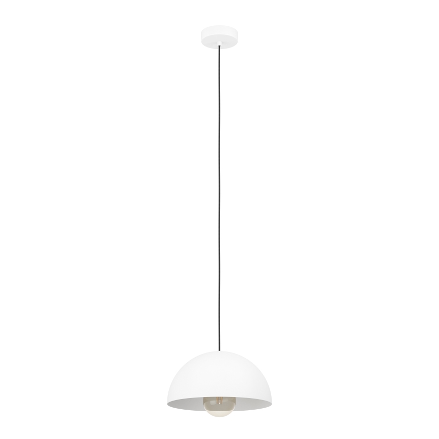 Eglo - Lestenec na vrvici 1xE27/40W/230V pr. 30 cm bela