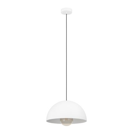 Eglo - Lestenec na vrvici 1xE27/40W/230V pr. 38 cm bela