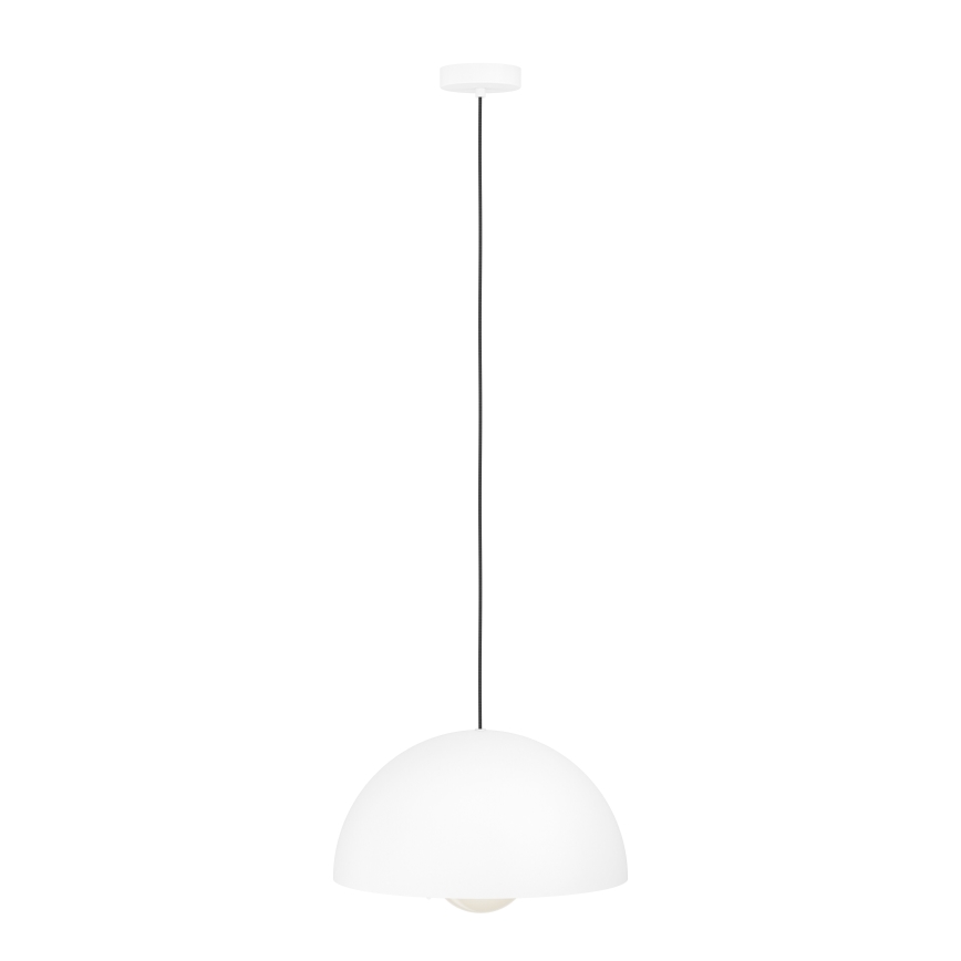 Eglo - Lestenec na vrvici 1xE27/40W/230V pr. 38 cm bela