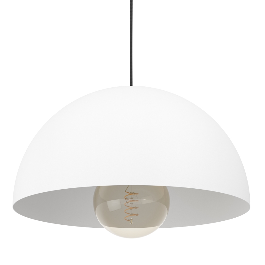 Eglo - Lestenec na vrvici 1xE27/40W/230V pr. 38 cm bela