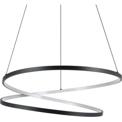 Eglo - LED Lestenec na vrvici LED/42W/230V 3000K črna