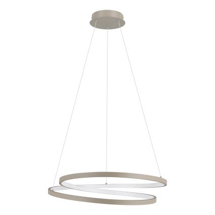 Eglo - LED Lestenec na vrvici LED/36W/230V 3000K bež