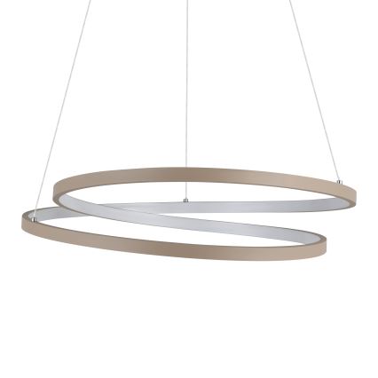 Eglo - LED Lestenec na vrvici LED/36W/230V 3000K bež