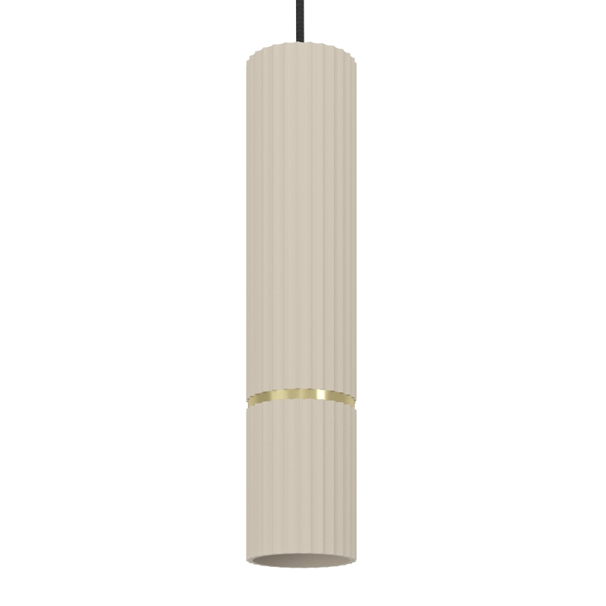 Eglo - LED Lestenec na vrvici 1xGU10/5W/230V 3000K bež