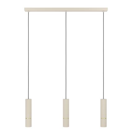Eglo - LED Lestenec na vrvici 3xGU10/5W/230V 3000K bež