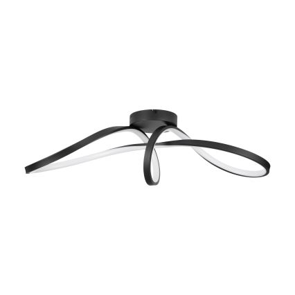 Eglo - LED RGBW Zatemnitvena stropna svetilka LED/22W/230V 2700-6500K črna
