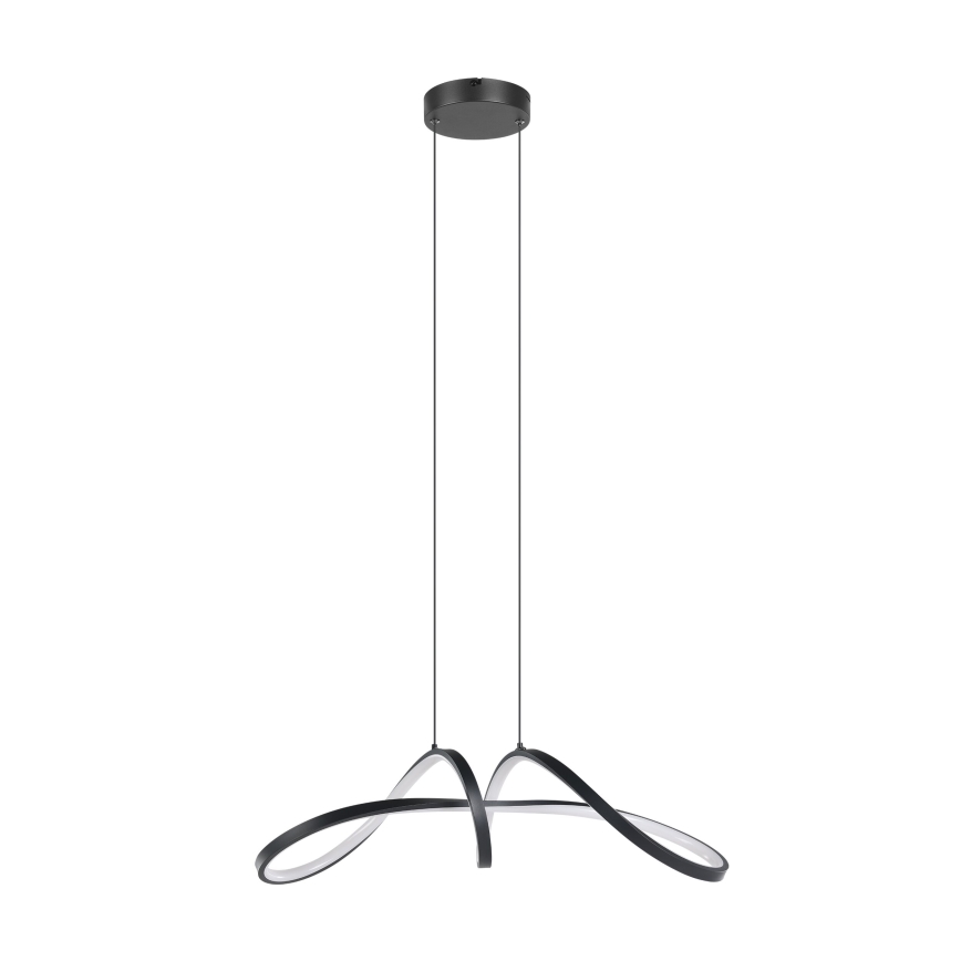 Eglo - LED RGBW Zatemnitveni lestenec na vrvici LED/22W/230V 2700-6500K črna