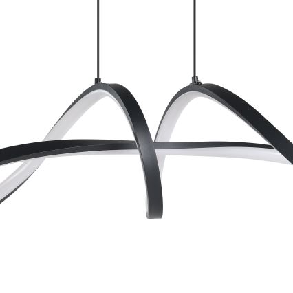 Eglo - LED RGBW Zatemnitveni lestenec na vrvici LED/22W/230V 2700-6500K črna