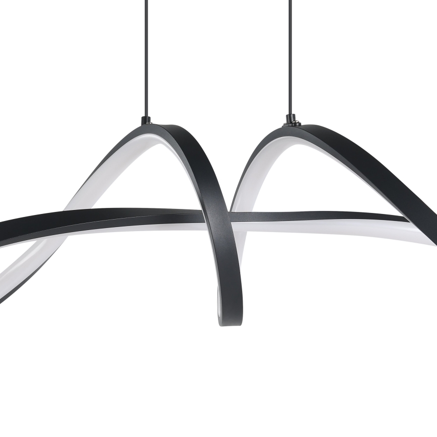 Eglo - LED RGBW Zatemnitveni lestenec na vrvici LED/22W/230V 2700-6500K črna
