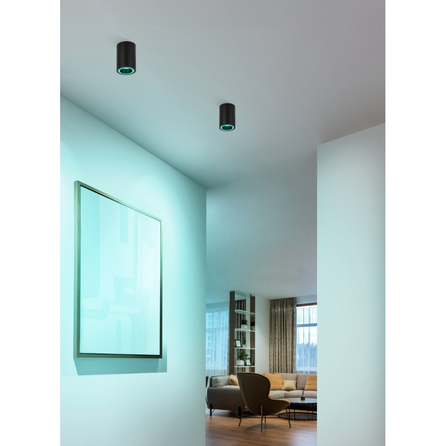 Eglo - LED RGBW Zatemnitveni reflektor LED/4,9W/230V 2700-6500K črna