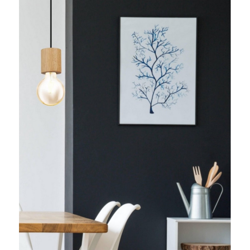 Eglo - Lestenec na vrvici 1xE27/28W/230V - FSC certifikat