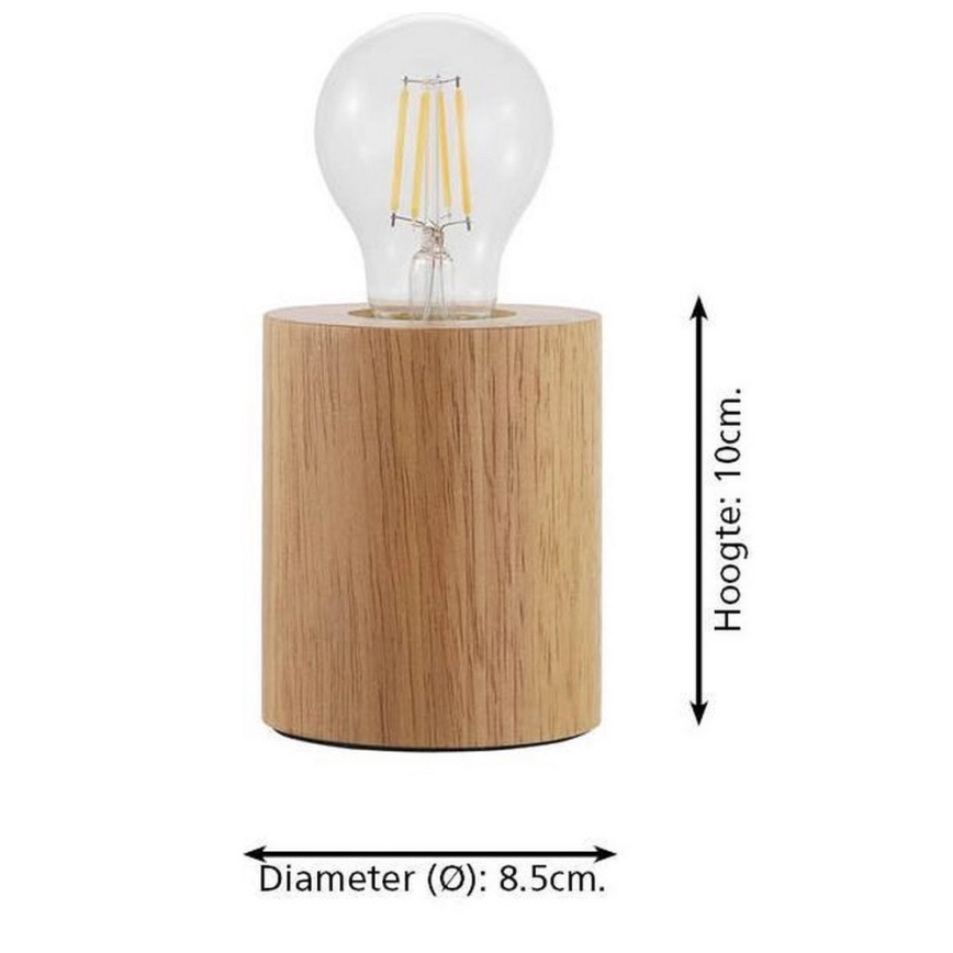 Eglo - Namizna svetilka 1xE27/28W/230V - FSC certifikat