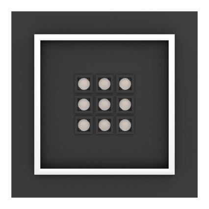 Eglo - LED Zatemnitvena stropna svetilka LED/21,4W/230V 2700-6500K črna + Daljinski upravljalnik