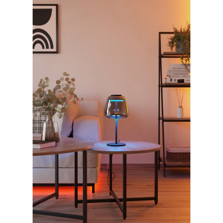 Eglo - LED RGBW namizna svetilka s funkcijo zatemnitve LED/7,7W/230V 2700-6500K dimljena