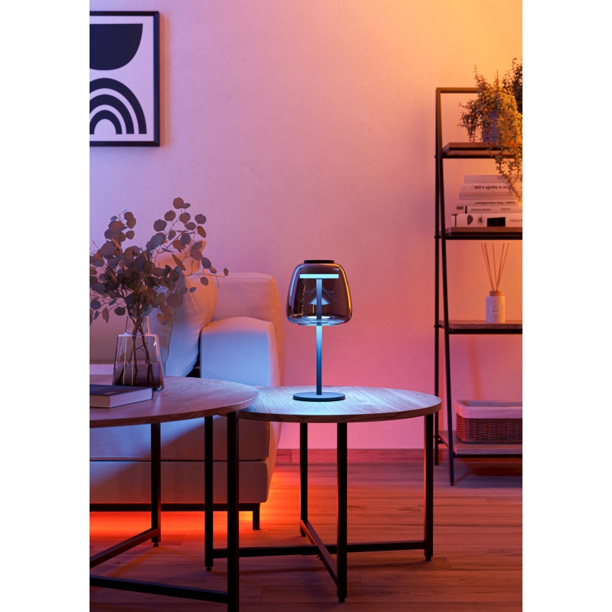 Eglo - LED RGBW namizna svetilka s funkcijo zatemnitve LED/7,7W/230V 2700-6500K dimljena