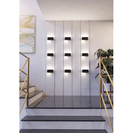 Eglo - LED Stenska svetilka LED/6W/230V 3000K črna