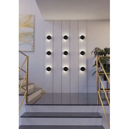 Eglo - LED Stenska svetilka LED/4W/230V 3000K črna