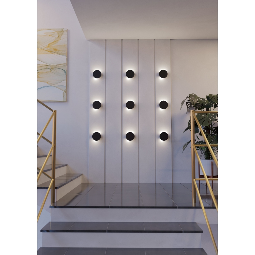Eglo - LED Stenska svetilka LED/4W/230V 3000K črna