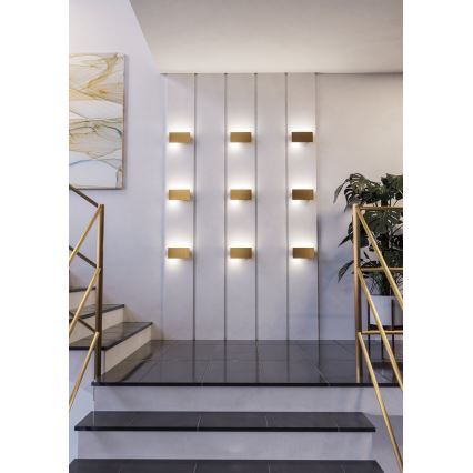 Eglo - LED Stenska svetilka LED/6W/230V 3000K zlata