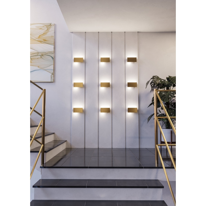 Eglo - LED Stenska svetilka LED/6W/230V 3000K zlata