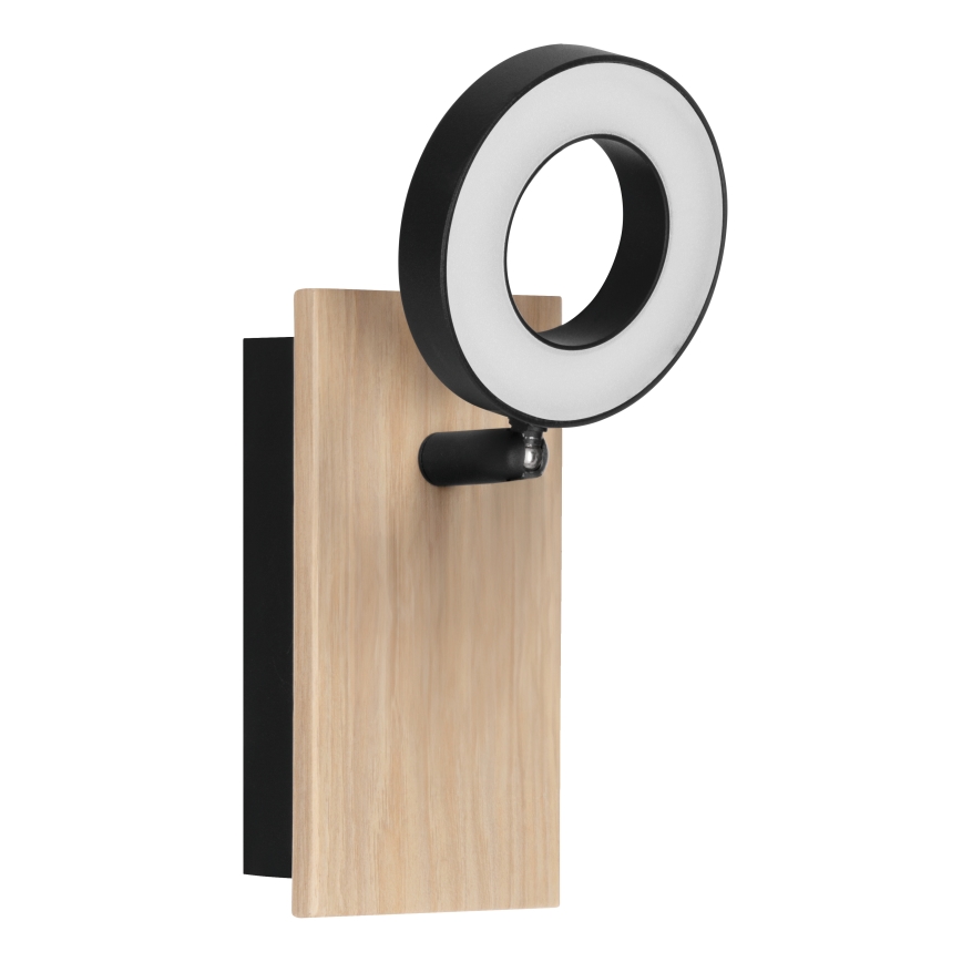 Eglo - LED stensko točkovno svetilo LED/4,2W/230V črna/rjava