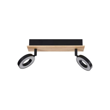 Eglo - LED smerna svetilka 2xLED/4,2W/230V črna/rjava