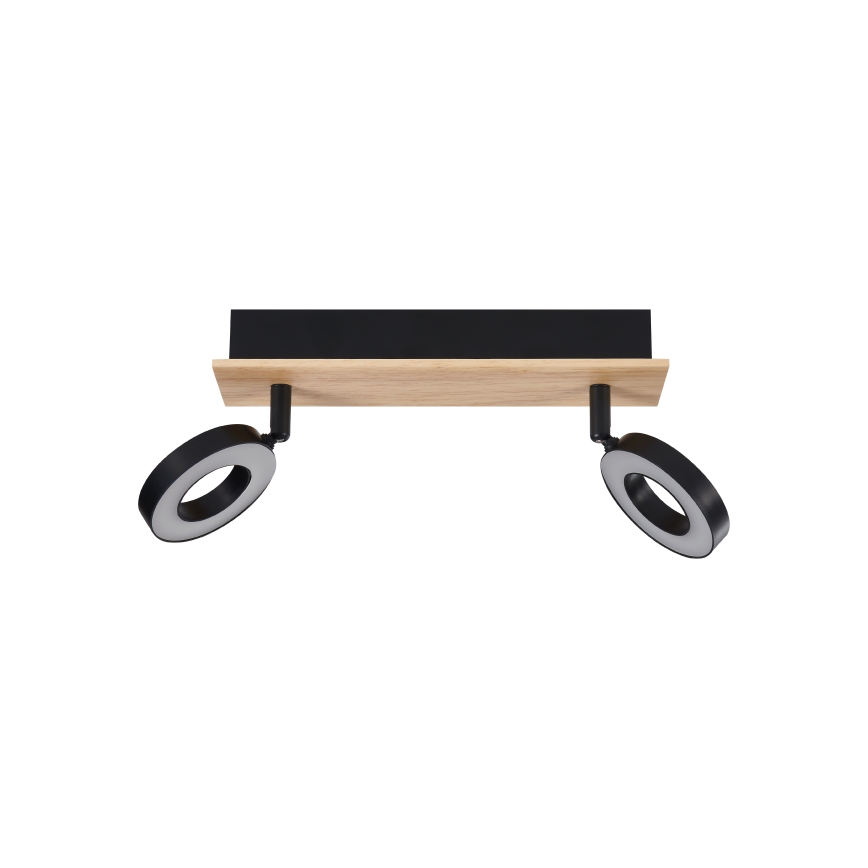 Eglo - LED smerna svetilka 2xLED/4,2W/230V črna/rjava