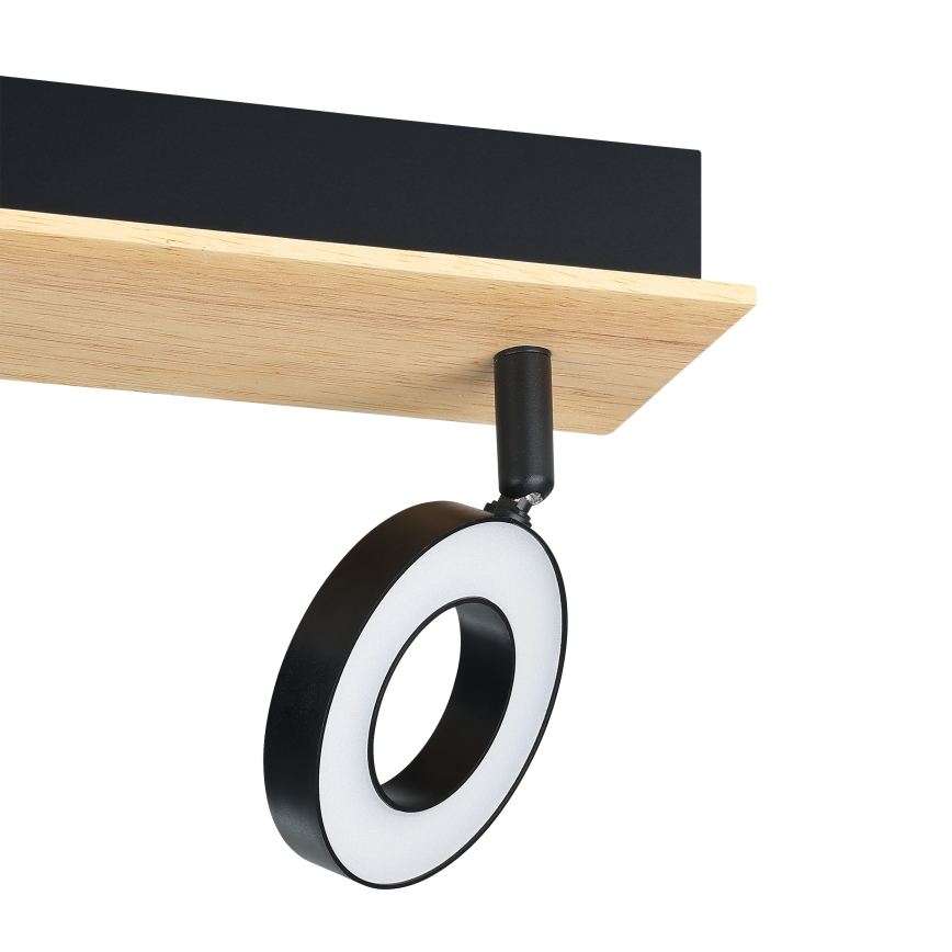 Eglo - LED smerna svetilka 2xLED/4,2W/230V črna/rjava