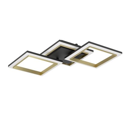Eglo - LED Zatemnitvena stropna svetilka LED/20W/230V 4000K črna/zlata