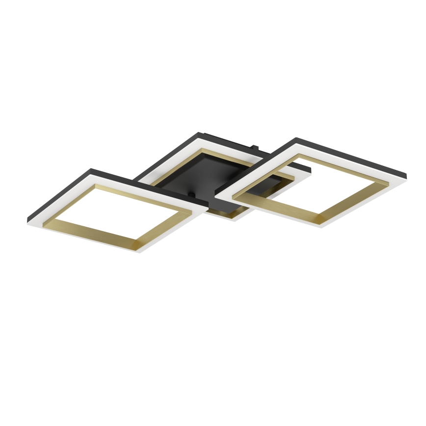 Eglo - LED Zatemnitvena stropna svetilka LED/20W/230V 4000K črna/zlata