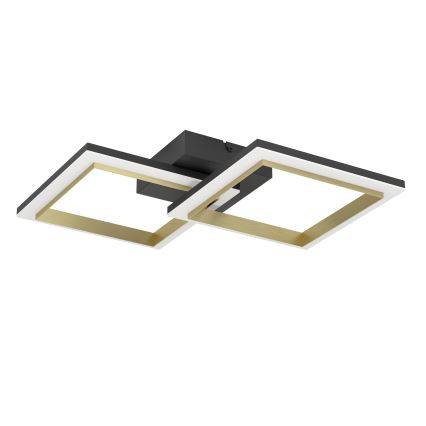 Eglo - LED Zatemnitvena stropna svetilka LED/18,4W/230V 4000K črna/zlata