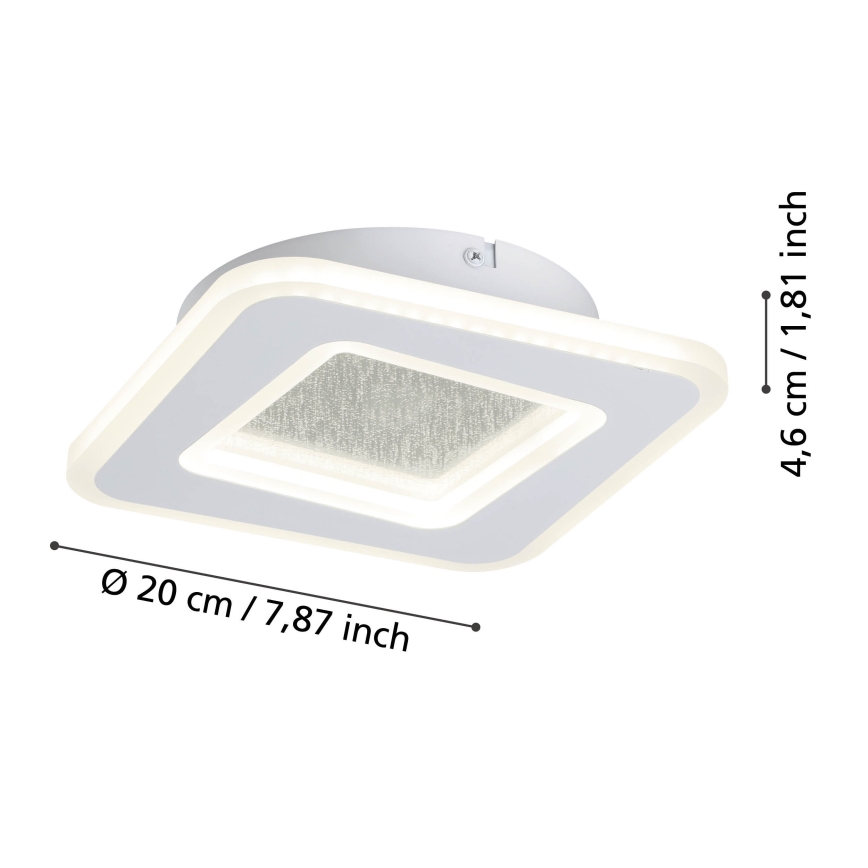 Eglo - LED Stenska svetilka LED/12W/230V 4000K bela